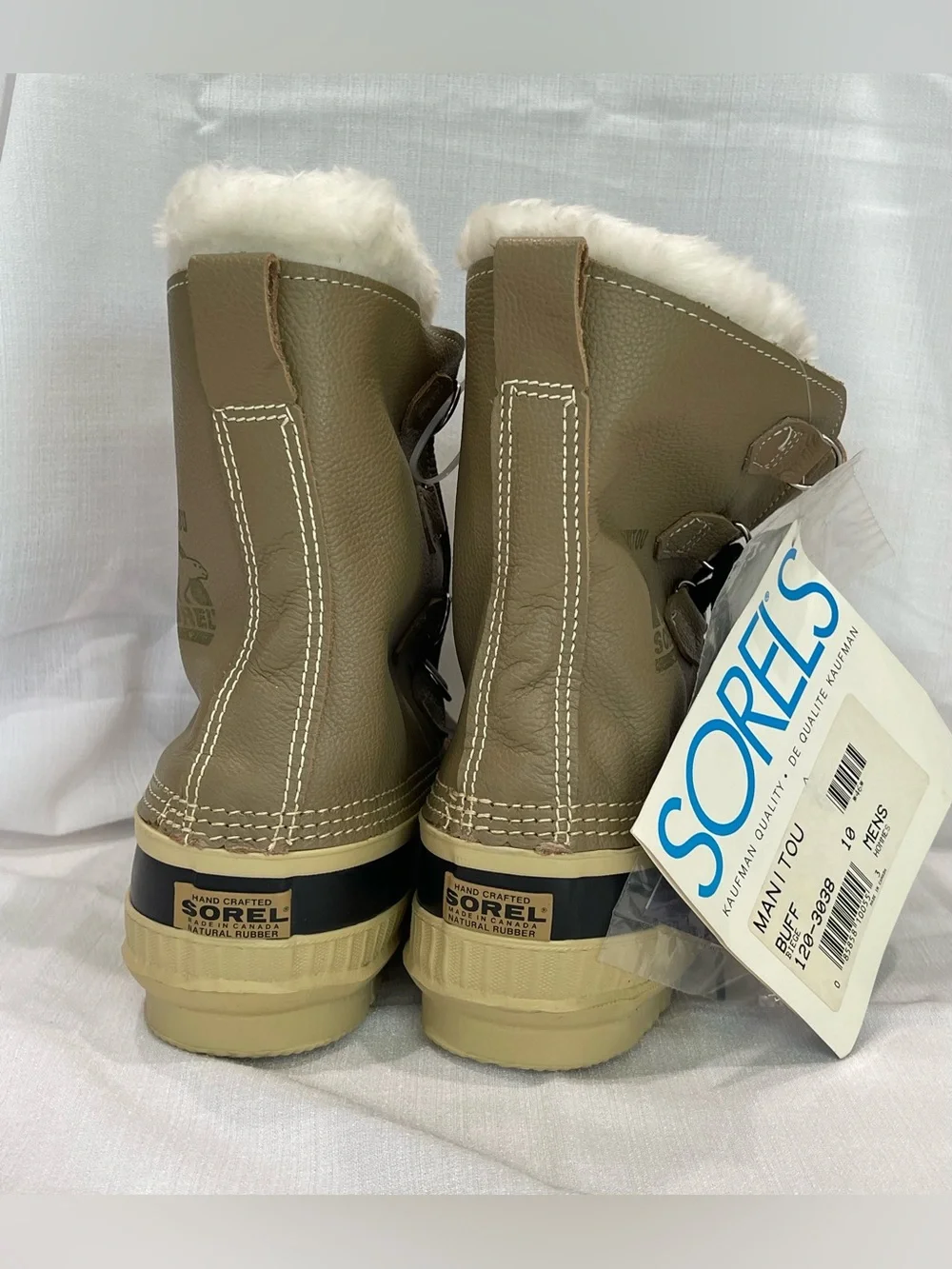 Vintage Men’s Sorel Manitou KAUFMAN QUALITY Snow Boots Made in Canada. S10 NWT